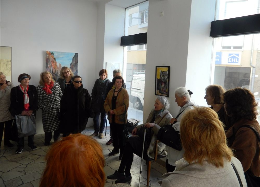 Exhibition "NinaWR in Oil" at the Gallery Kunstraum, photo 1