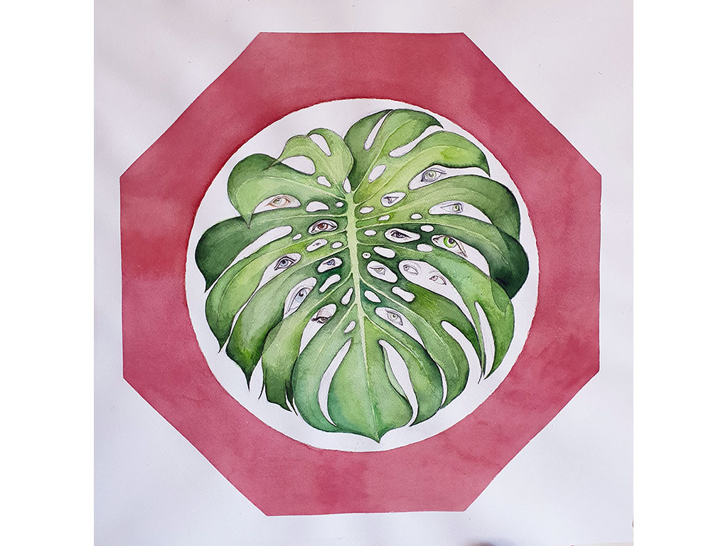 картина Нины Вержбинской-Рабинович «Лист по имени Аргус»