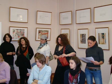 Photo 3, lecture at the Hermitage„Watercolor, my declaration of love“