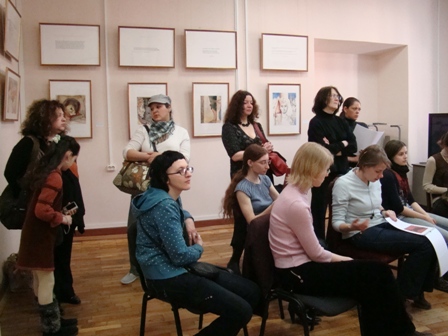 Photo 4, lecture at the Hermitage„Watercolor, my declaration of love“