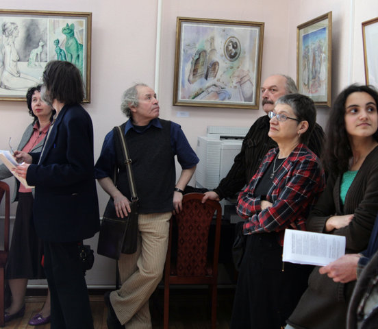 Eröffnung der Ausstellung „Ewigkeit“ in Studentenzentrum Eremitage