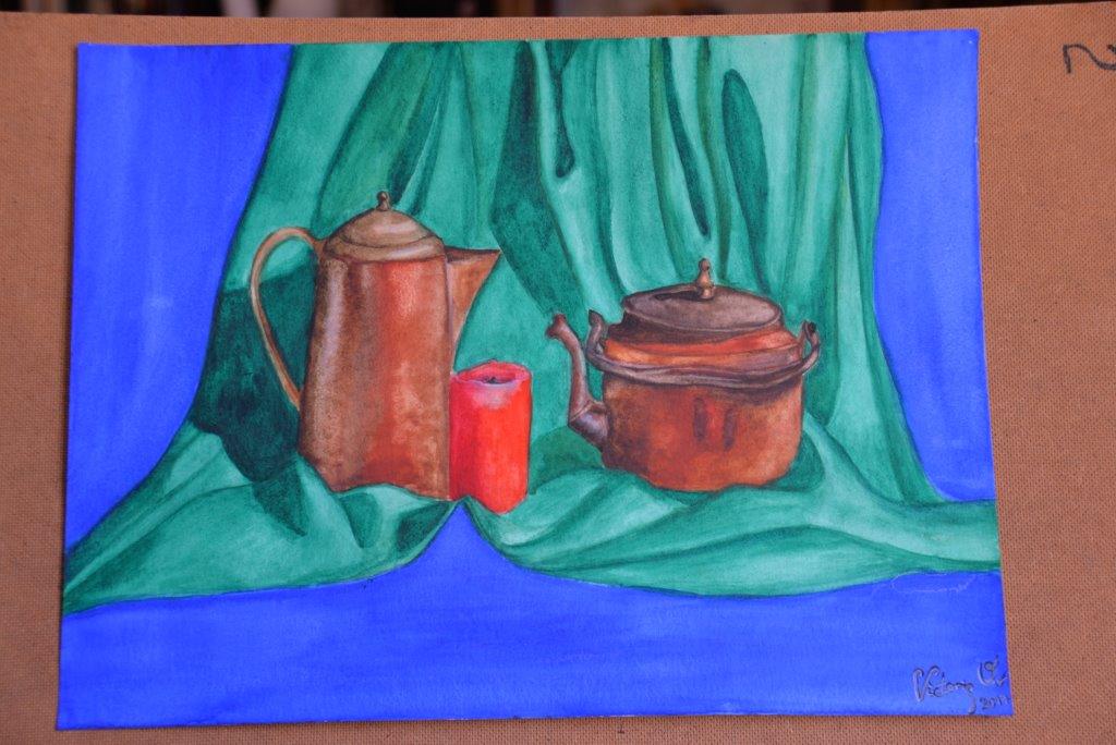 „Metallgefäße“, Victoria O.,12 Jahre