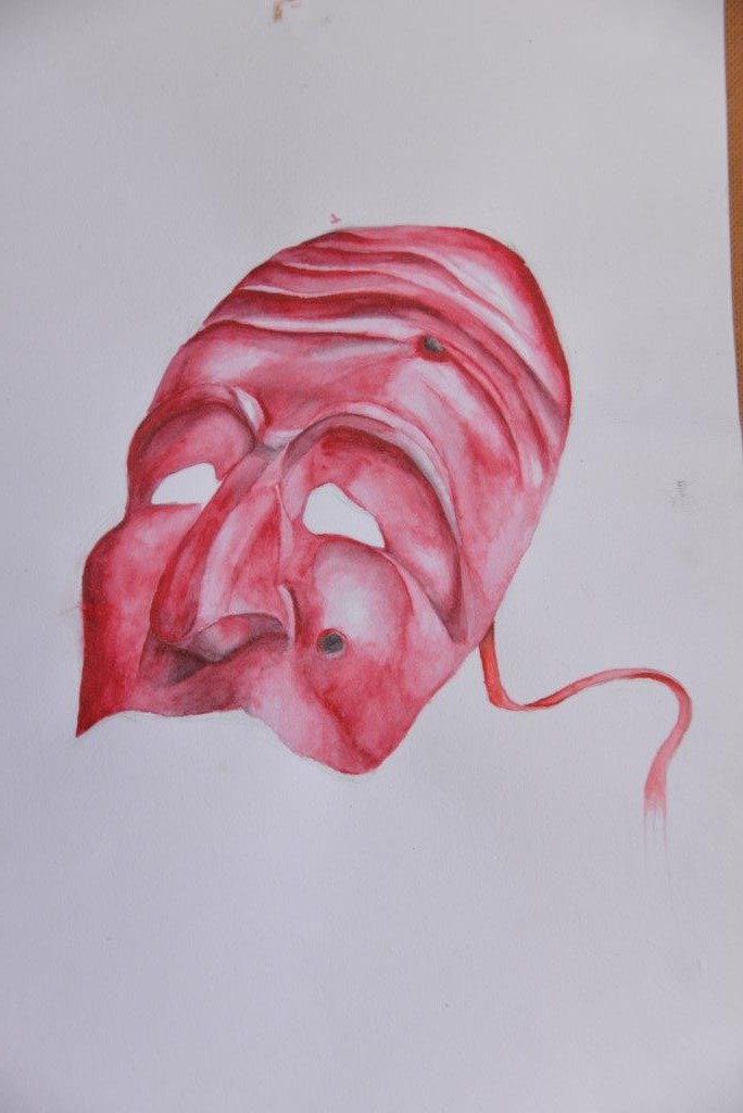 „Venezianische Maske“, Polina K., 13 Jahre