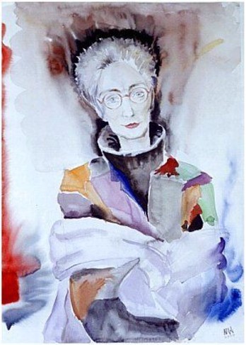 Портрет писательницы Клаудии Эрдхайм Портрет писательницы Клаудии Эрдхайм