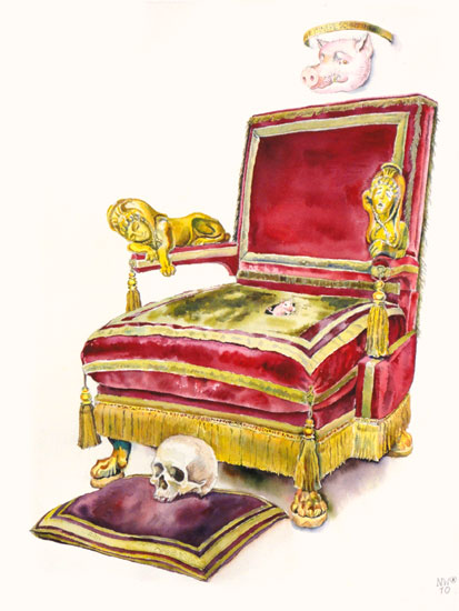 Thron für inneren Schweinehund Thron für inneren Schweinehund